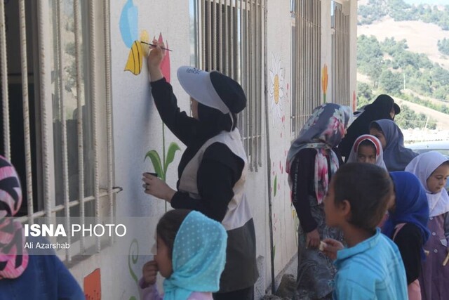 گزارش تصویری// اردوی جهادی دانشجویان گلستانی در روستای «کشکک»
