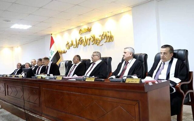 دادگاه فدرال عراق جلسه بررسی انحلال پارلمان را به تعویق انداخت دادگاه فدرال عراق جلسه بررسی انحلال پارلمان را به تعویق انداخت
