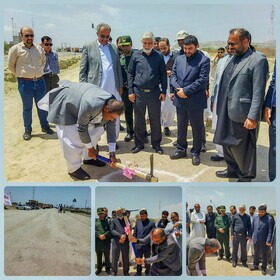 آغاز عملیات اجرایی احداث باند دوم پلیس راه چابهار - سه راهی ریمدان