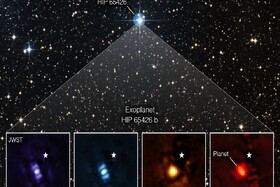 ثبت اولین عکس مستقیم "جیمز وب" از یک سیاره فراخورشیدی