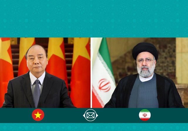 رئیسی روز ملی ویتنام را به رئیسجمهور و مردم این کشور تبریک گفت رئیسی روز ملی ویتنام را به رئیسجمهور و مردم این کشور تبریک گفت