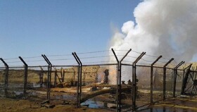 پایگاه غیرقانونی آمریکا در شرق سوریه هدف قرار گرفت