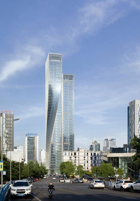 چین از پر پیچ و خمترین برج جهان رونمایی کرد