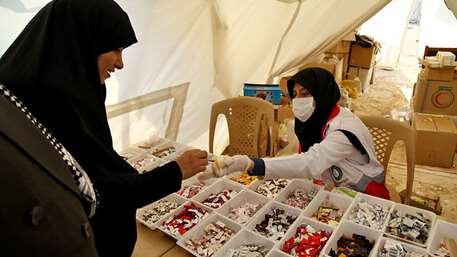 عکس تزئینی است. حدود ۷۰ موکب دارای کارشناس بهداشت محیط همراه هستند