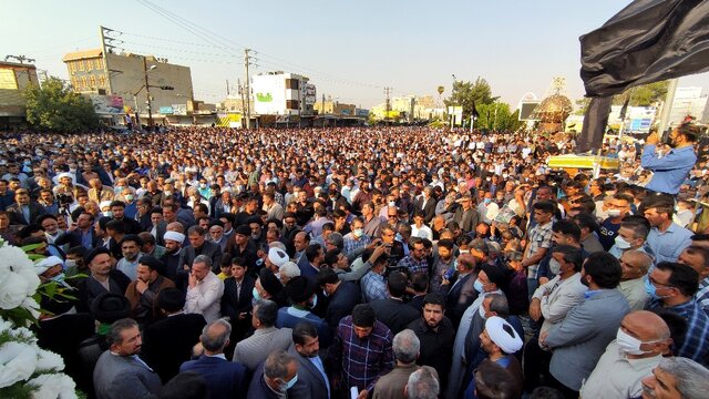 مراسم تشییع پیکر استاد سید قادر لاهوتی برگزار شد