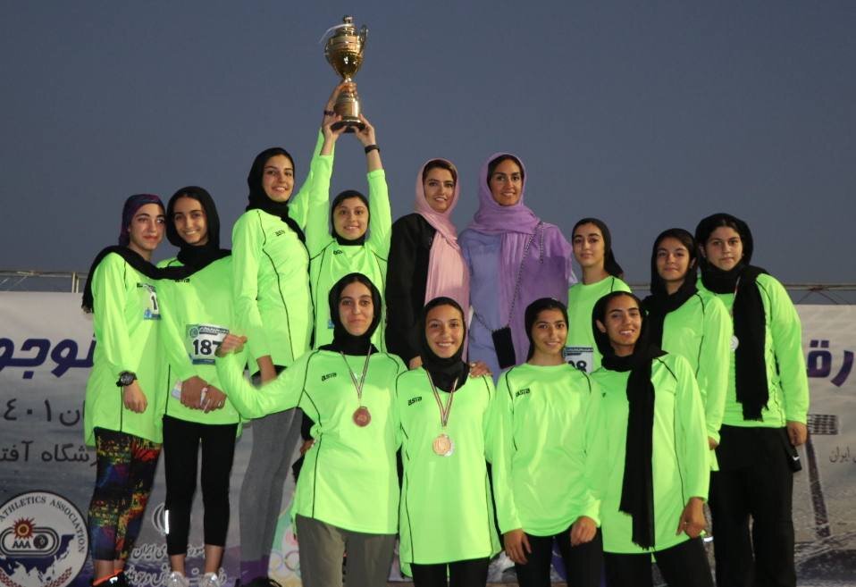 قهرمانی تهران در رقابت‌های دوومیدانی دختران نوجوان کشور