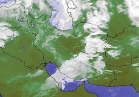 فعالیت سیستم بارشی در دشت کاشان