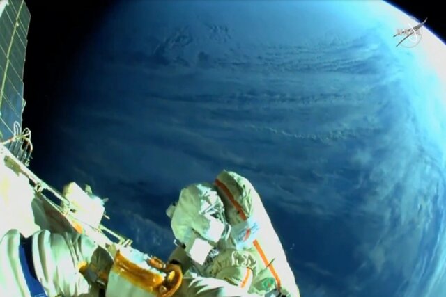 نمای شگرف زمین از منظر ایستگاه فضایی بینالمللی نمای شگرف زمین از منظر ایستگاه فضایی بینالمللی