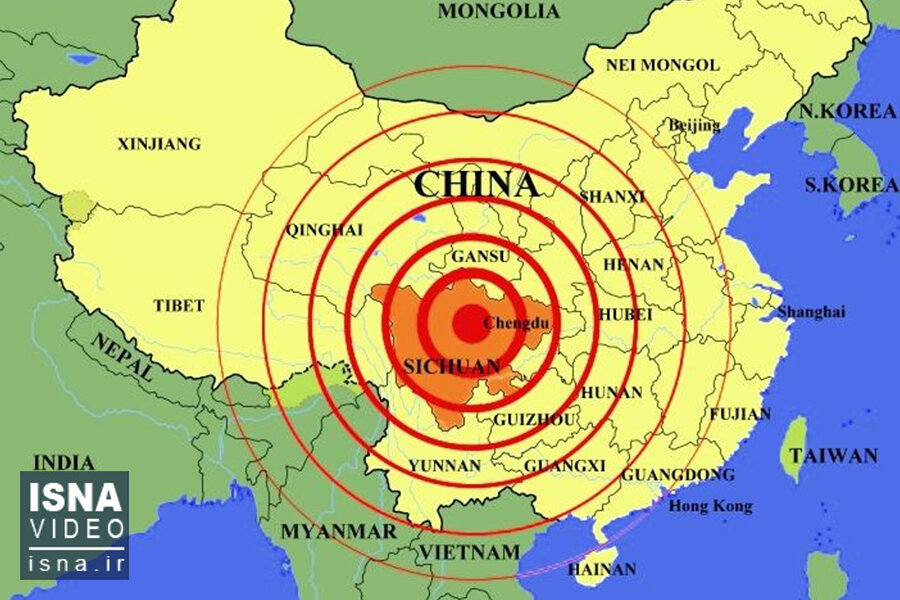 ویدئو / افزایش جانباختگان زمین‌لرزه شدید در چین