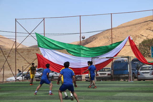 مراسم افتتاحیه جام پرچم در روستای درو