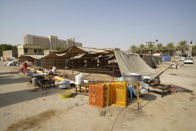 تصاویری از آمادهسازی کربلا برای اربعین