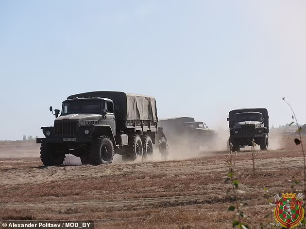 مانور "آزادسازی اراضی" بلاروس در مرز لهستان