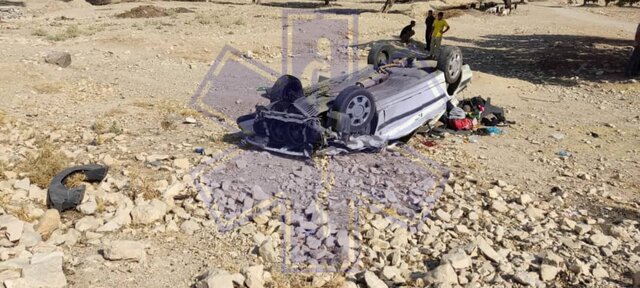 عکس تزیینی است واژگونی خودروی سواری در محور جونقان چهار مصدوم و یک فوتی برجای گذاشت