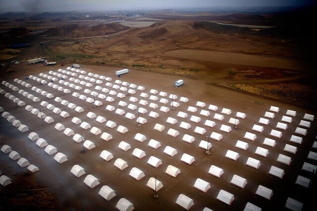 عکس تزیینی است اسکان اضطراری زلزله زدگان خوی به اتمام رسید