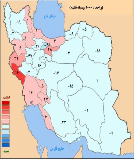 رشد ۱۳ درصدی سفرهای جاده‌ای