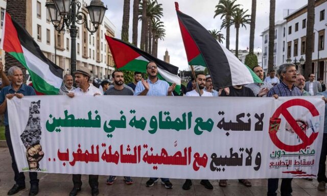 تظاهرات در مراکش علیه عادی‌سازی روابط با رژیم صهیونیستی