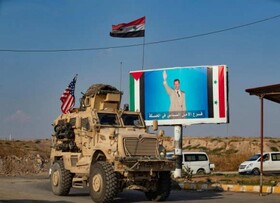 سانا: نیروهای آمریکایی تجهیزات نظامی را از حومه حسکه به عراق منتقل کردند