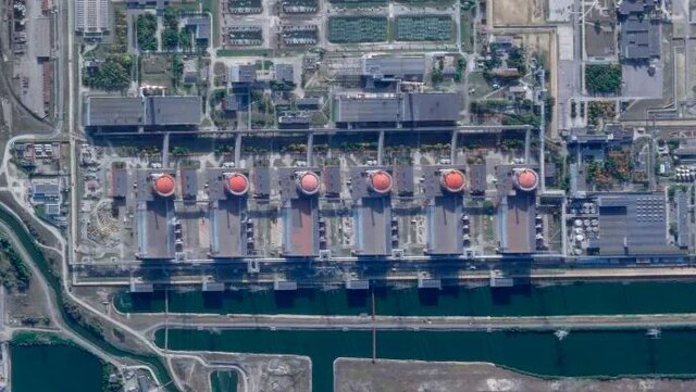 تصویر ماهوارهای زاپوریژیا فعالیت آخرین راکتور در "زاپوریژیا" متوقف شد