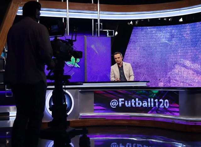 تصاویری از پشت صحنه «فوتبال ۱۲۰» با حضور فردوسیپور