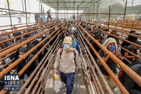 ویدئو / مرز شلمچه؛ تردد زائران ایرانی و سرگردانی زائران خارجی