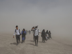 پیاده در غبار
