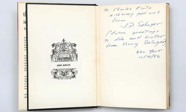 فروش نسخه امضاشده و نادر «ناطور دشت»