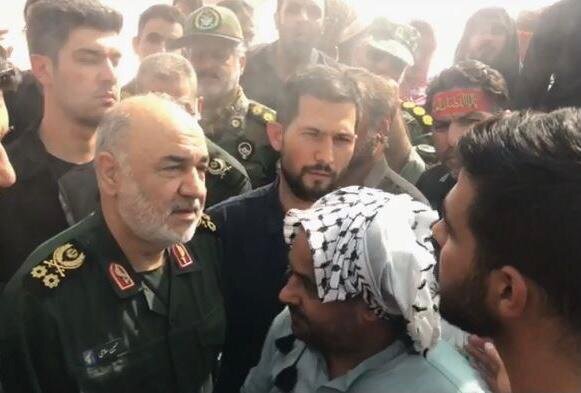 بازدید فرمانده کل سپاه از پایانه مرزی چذابه و شلمچه