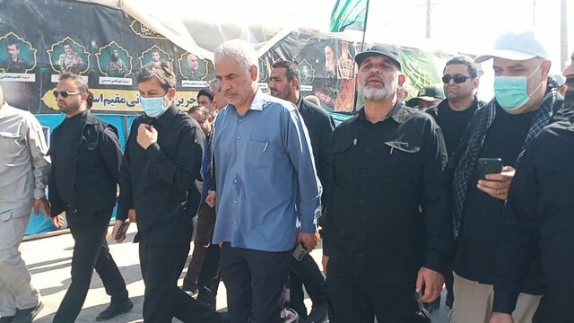 بازدید وزیر کشور از مواکب مرز شلمچه بازدید وزیر کشور از مواکب مرز شلمچه