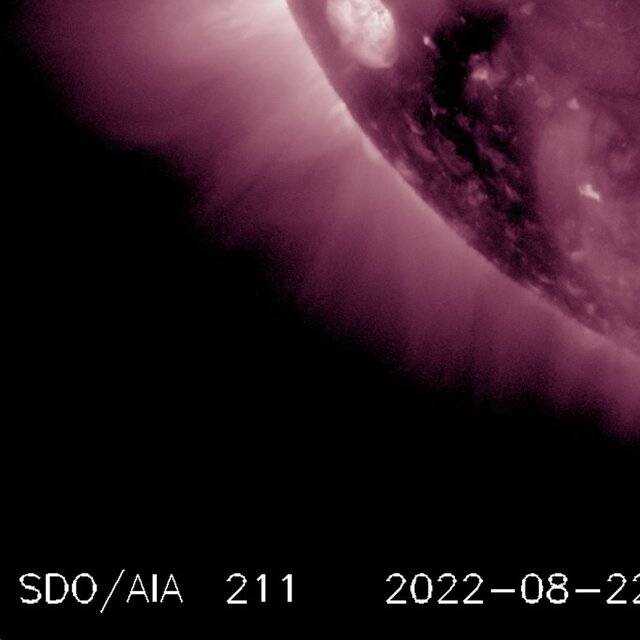ناسا یک پازل ۹ رنگ از خورشید منتشر کرد