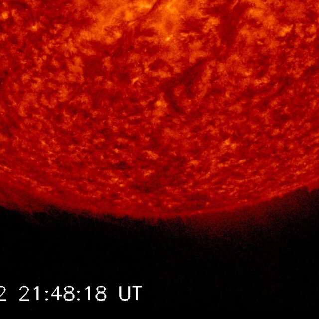ناسا یک پازل ۹ رنگ از خورشید منتشر کرد