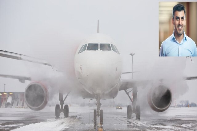 ضدیخ افشانه‌ای دانشمند ایرانی برای جلوگیری از یخ‌زدگی بال هواپیماها