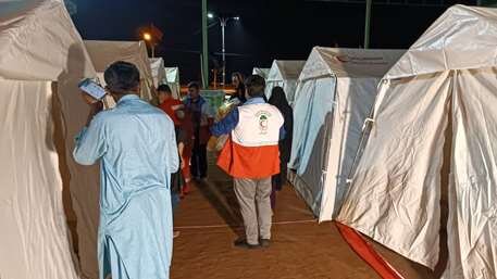 عکس تزیینی است توزیع بیش از ۱۴هزار قلم برای اسکان اضطراری زلزله زدگان خوی