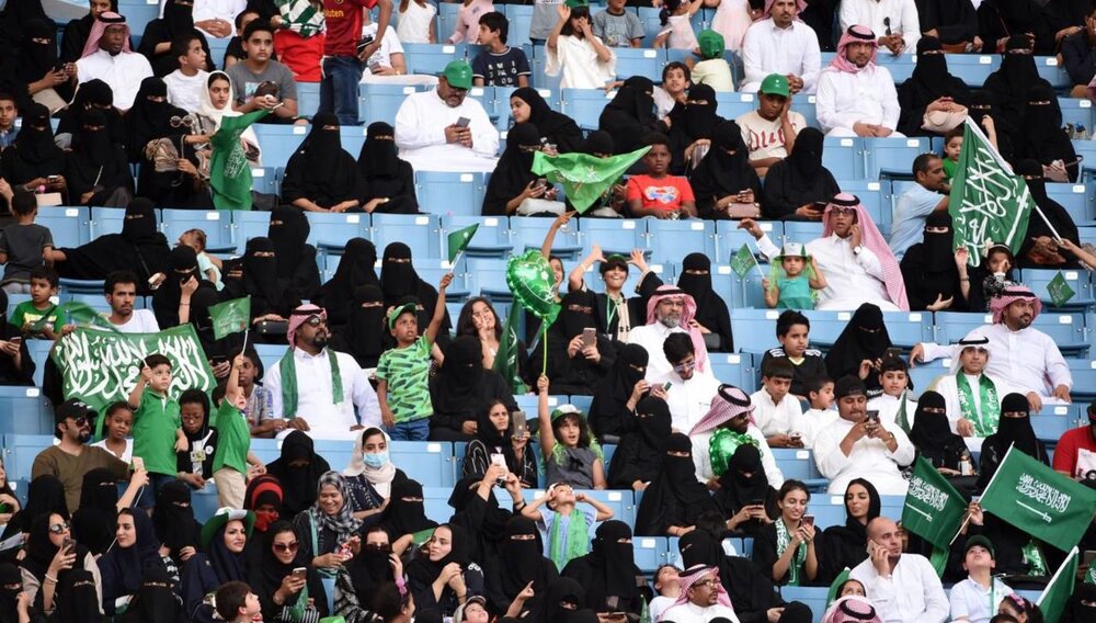 رفع کامل محدودیت حضور بانوان در ورزشگاه‌های عربستان