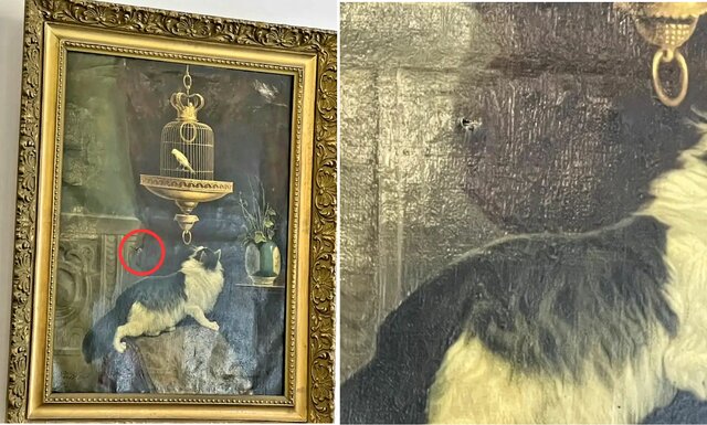 پارگی در نقاشی کمال الملک در کاخ گلستان توضیحات وزارت میراث درباره پارگی نقاشی کمالالملک