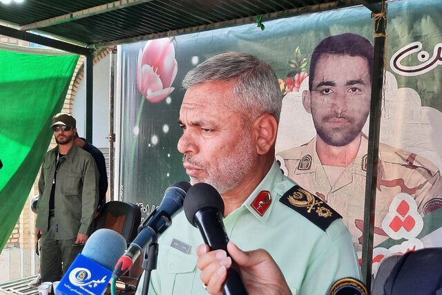 پیکر شهید رضا شریفی در آبدانان تشییع شد