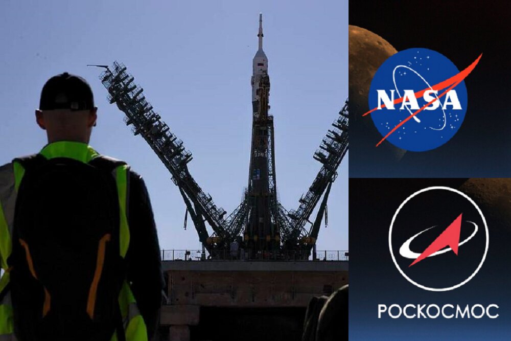 فضانورد آمریکایی ناسا با موشک روسی به فضا می‌رود
