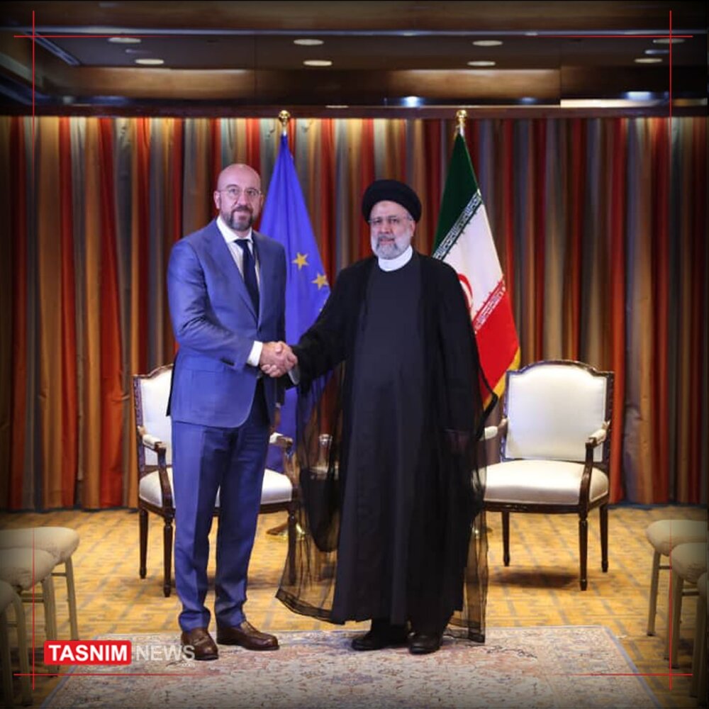 دیدار و گفت‌وگوی رئیس جمهور ایران و رئیس شورای اروپا