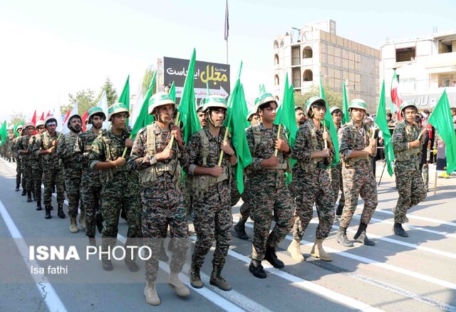 رژه حماسی نیروهای مسلح در یاسوج برگزار شد + تصاویر