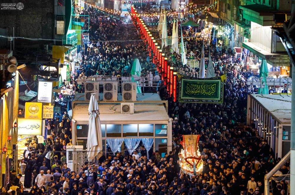 حضور ۶ و نیم میلیون زائر در نجف در سالروز رحلت نبی اکرم (ص)