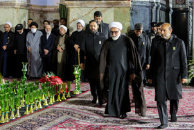 مراسم خطبه خوانی شب شهادت امام رضا(ع)