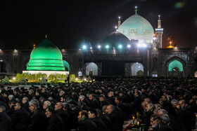 مراسم خطبه خوانی شب شهادت امام رضا(ع)