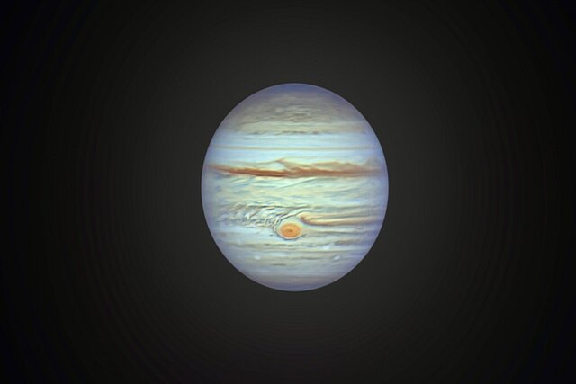 عکس دیدنی سیاره مشتری که از ۶۰۰ هزار تصویر تشکیل شده است