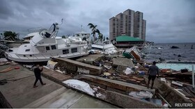 یک شهر فلوریدا در توفند ویران شد
