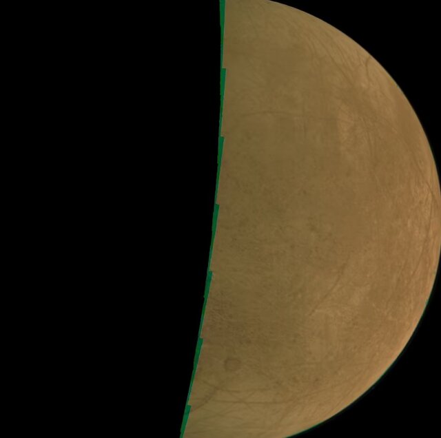 تصویر خارقالعاده فضاپیمای "جونو" از قمر سیاره مشتری