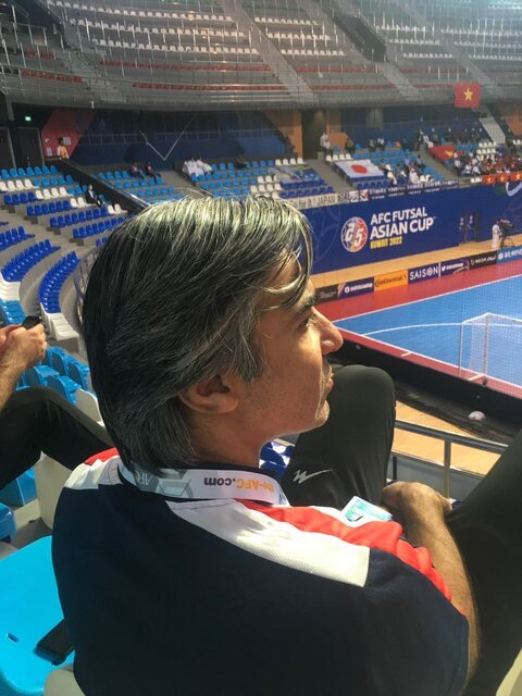 شمسایی، تماشاگر ویژه دیدار ژاپن - ویتنام