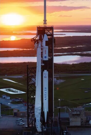 شمارش معکوس برای پرتاب ماموریت سرنشیندار "کرو۵"