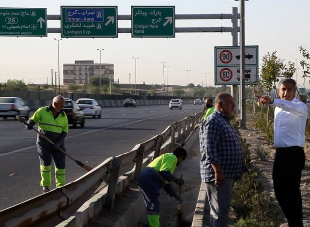 فرونشست بزرگراه آزادگان ارتباطی با سرقت لولههای آب ندارد فرونشست بزرگراه آزادگان ارتباطی با سرقت لولههای آب ندارد