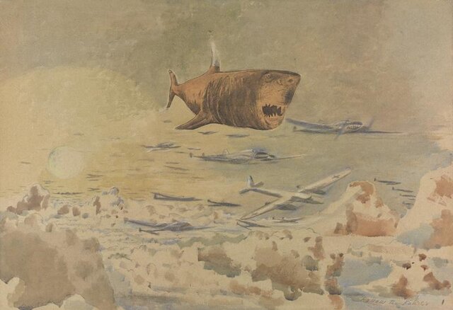 تصاویر نقاشی هایی با موضوع جنگ های هوایی