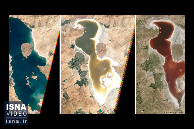 ویدئو / دریاچه ارومیه خشک نشده اما حال خوبی ندارد