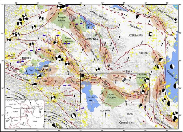 نتایج مطالعات محقق سازمان زمینشناسی درباره لرزهخیزی "خوی" در شمال باختری ایران